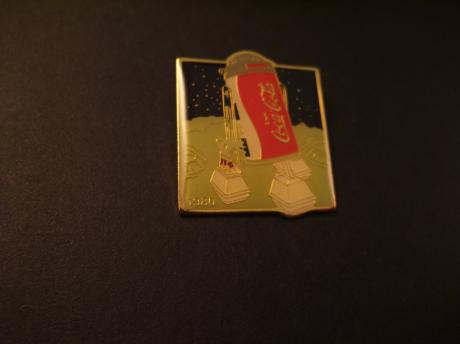 Coca Cola (maanrobot ) ruimtevaart blikje cola met logo